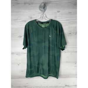 Everlast Shirt Mens XL Green Athletic Performance Training Tee Top Polyester
